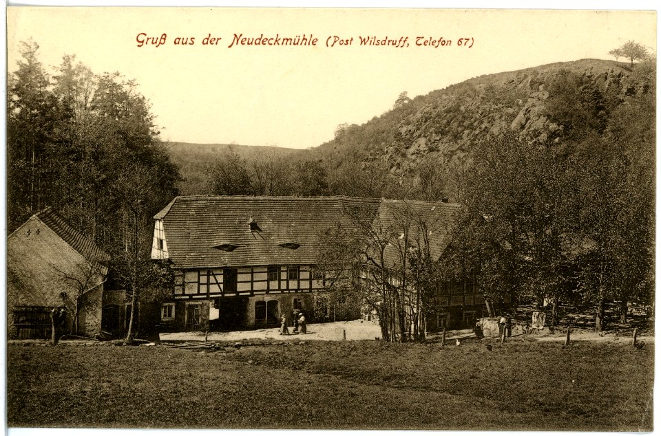 18945-Klipphausen-1915-Neudeckmühle-Brück & Sohn Kunstverlag