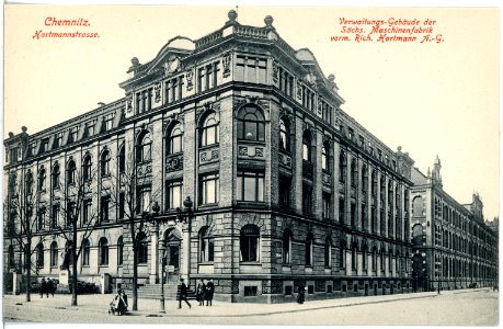17768-Chemnitz-1914-Hartmannstraße, Sächsische Maschinenfabrik-Brück & Sohn Kunstverlag