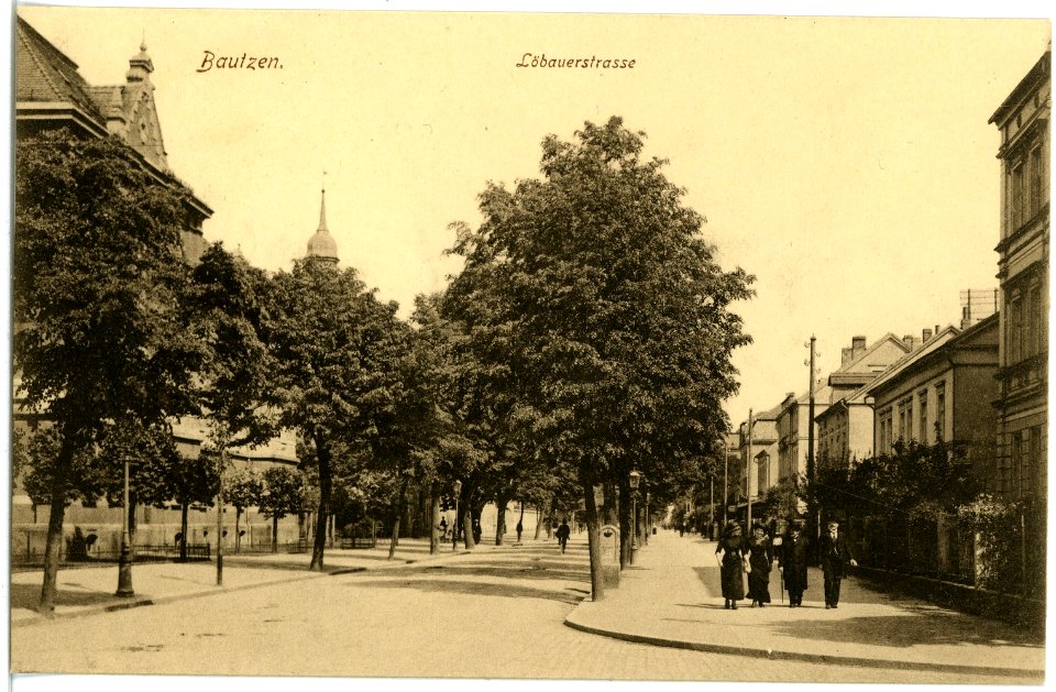 18125-Bautzen-1914-Löbauer Straße-Brück & Sohn Kunstverlag