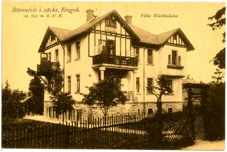 17980-Bärenfels-1914-Villa Waldesheim-Brück & Sohn Kunstverlag