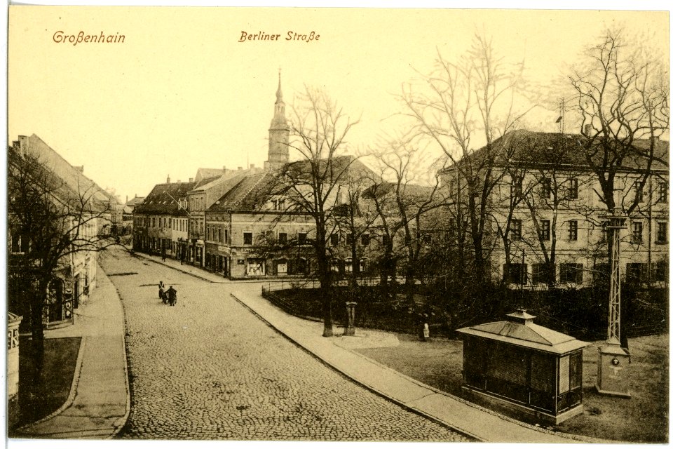 18538-Großenhain-1914-Berliner Straße-Brück & Sohn Kunstverlag