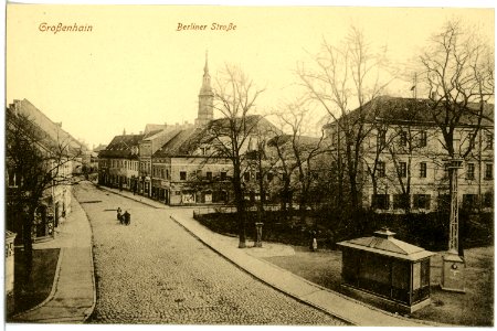 18538-Großenhain-1914-Berliner Straße-Brück & Sohn Kunstverlag