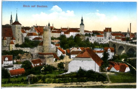 18154-Bautzen-1914-total-Brück & Sohn Kunstverlag