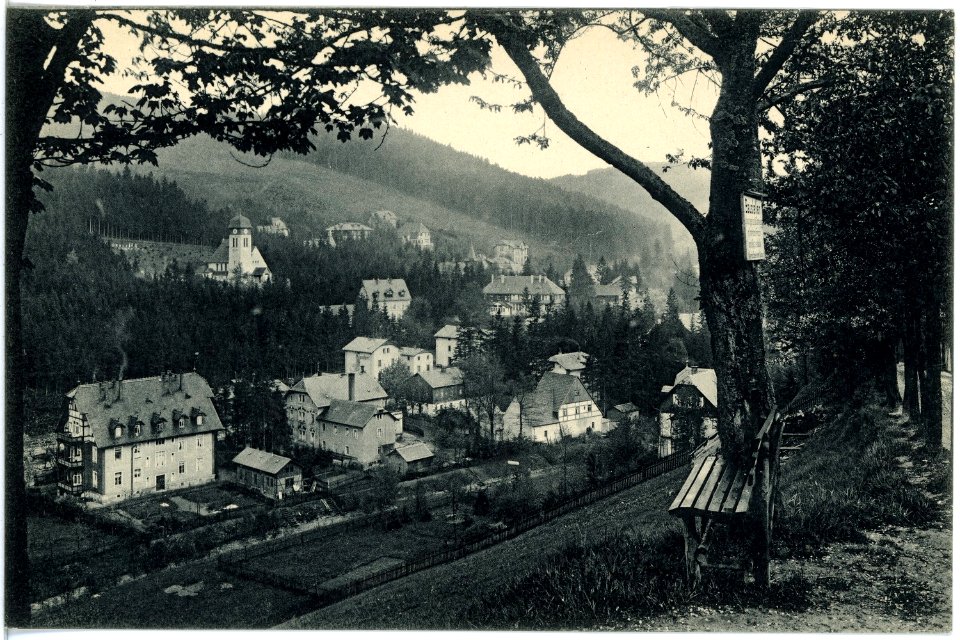 17946-Kipsdorf-1914-Blick auf Kipsdorf-Brück & Sohn Kunstverlag