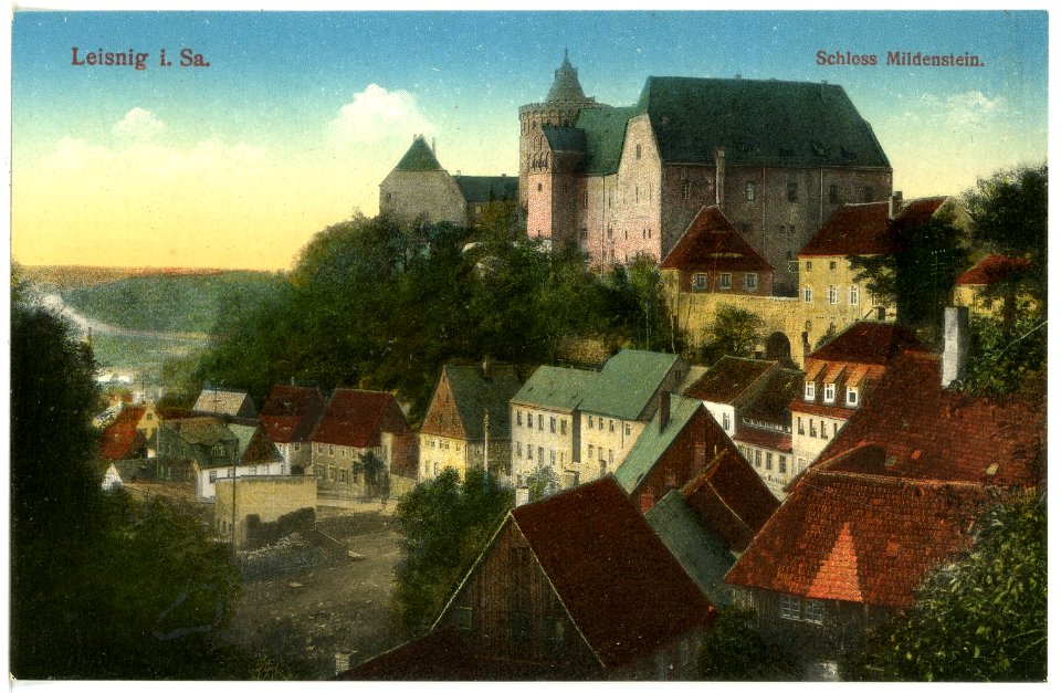 17379-Leisnig-1914-Schloß Mildenstein-Brück & Sohn Kunstverlag