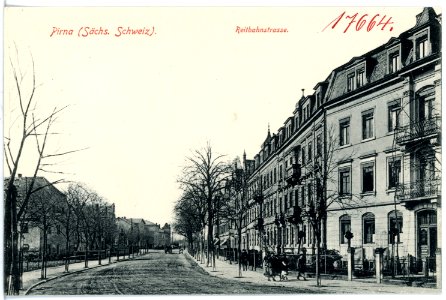 17664-Pirna-1914-Reitbahnstraße-Brück & Sohn Kunstverlag