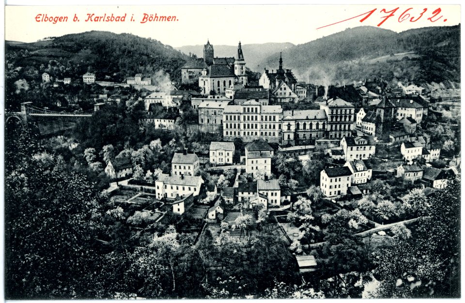 17632-Elbogen-1914-Blick auf Elbogen-Brück & Sohn Kunstverlag