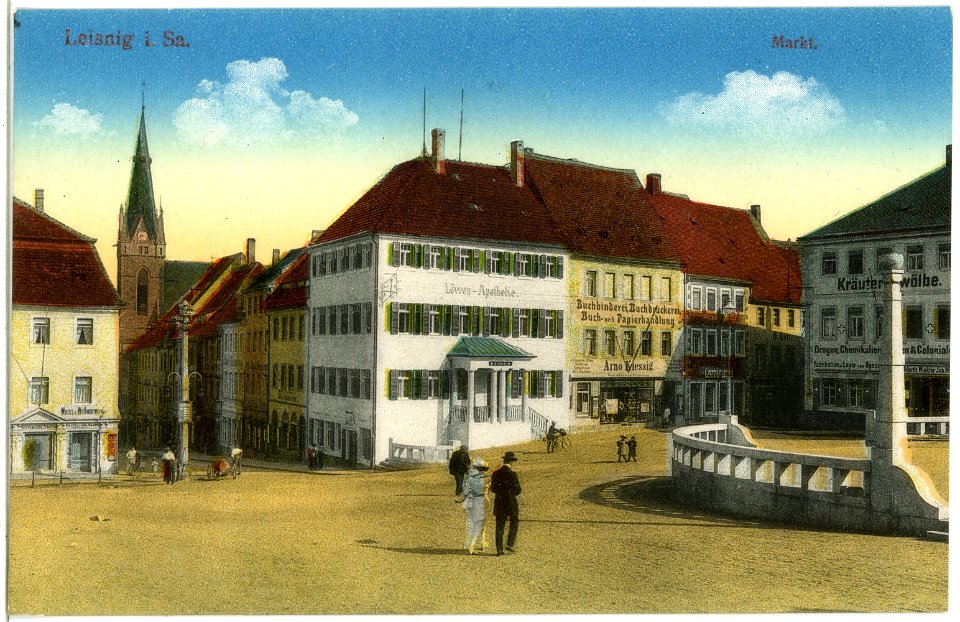 18601-Leisnig-1915-Markt-Brück & Sohn Kunstverlag