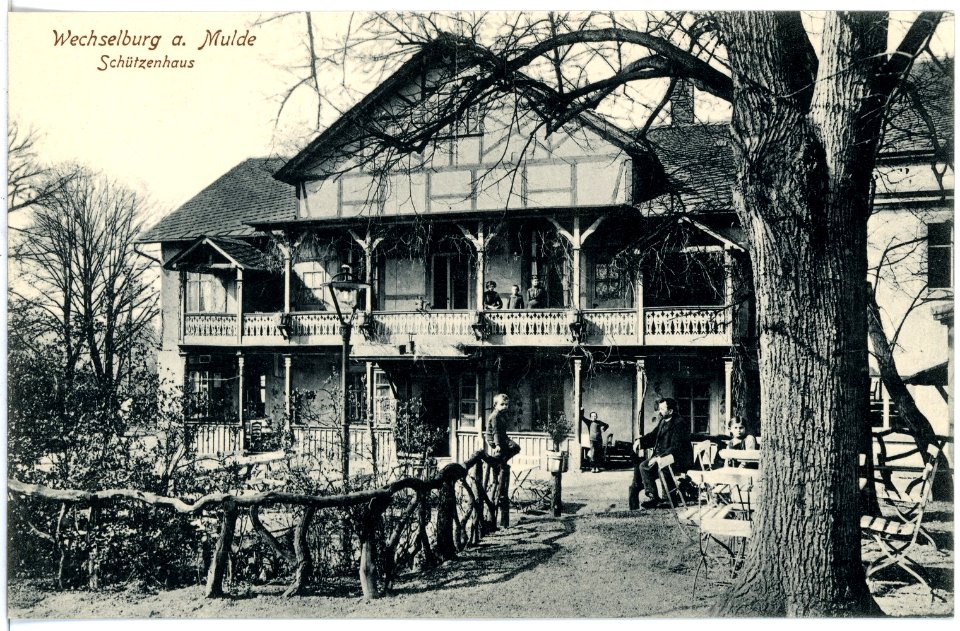 17720-Wechselburg-1914-Schützenhaus-Brück & Sohn Kunstverlag