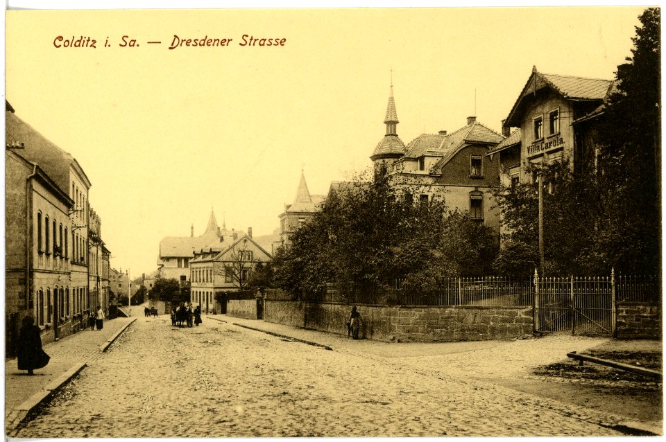 17604-Colditz-1914-Dresdner Straße-Brück & Sohn Kunstverlag