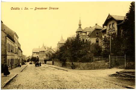 17604-Colditz-1914-Dresdner Straße-Brück & Sohn Kunstverlag
