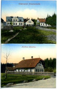 17845-Marienbad-1914-Villenviertel Flaschenhütte - Gasthaus Hasenhau-Brück & Sohn Kunstverlag