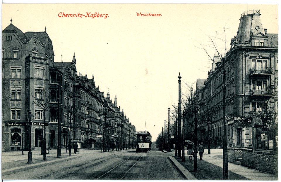 17765-Chemnitz-1914-Weststraße - Kaßberg-Brück & Sohn Kunstverlag