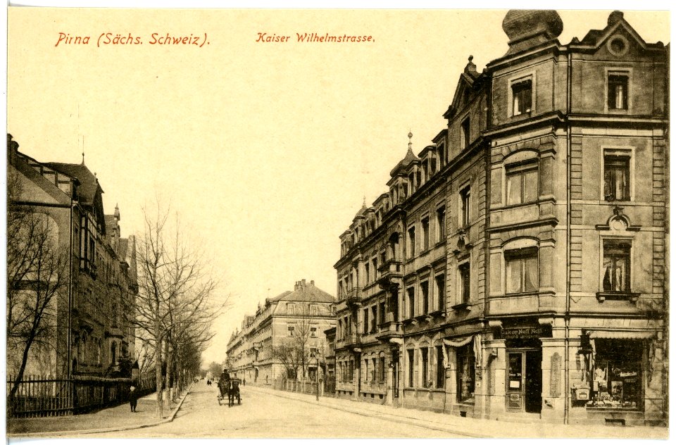 17663-Pirna-1914-Kaiser-Wilhelm-Straße-Brück & Sohn Kunstverlag