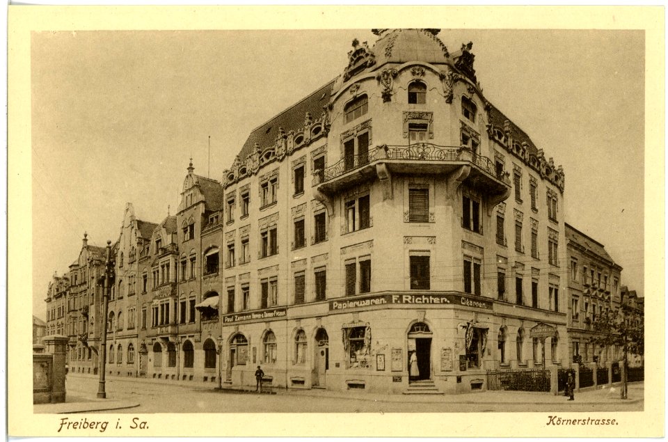 17694-Freiberg-1914-Körnerstraße-Brück & Sohn Kunstverlag