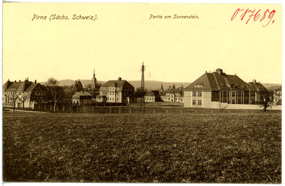 17689-Pirna-1914-Partie am Sonnenstein-Brück & Sohn Kunstverlag