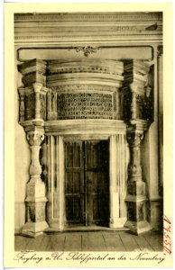 17550-Freyburg-1914-Schloßportal an der Neuenburg-Brück & Sohn Kunstverlag