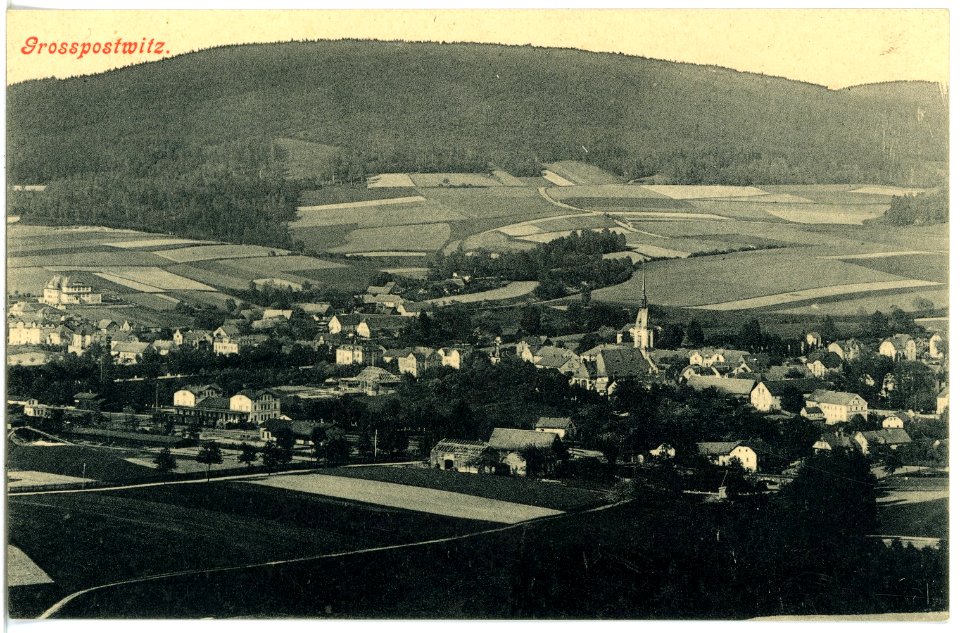 17908-Großpostwitz-1914-Blick auf Großpostwitz-Brück & Sohn Kunstverlag