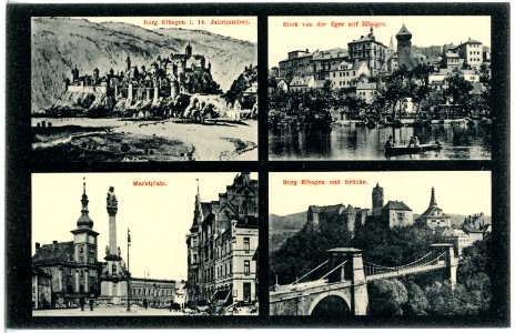 17641-Elbogen-1914-verschiedene Stadtansichten-Brück & Sohn Kunstverlag