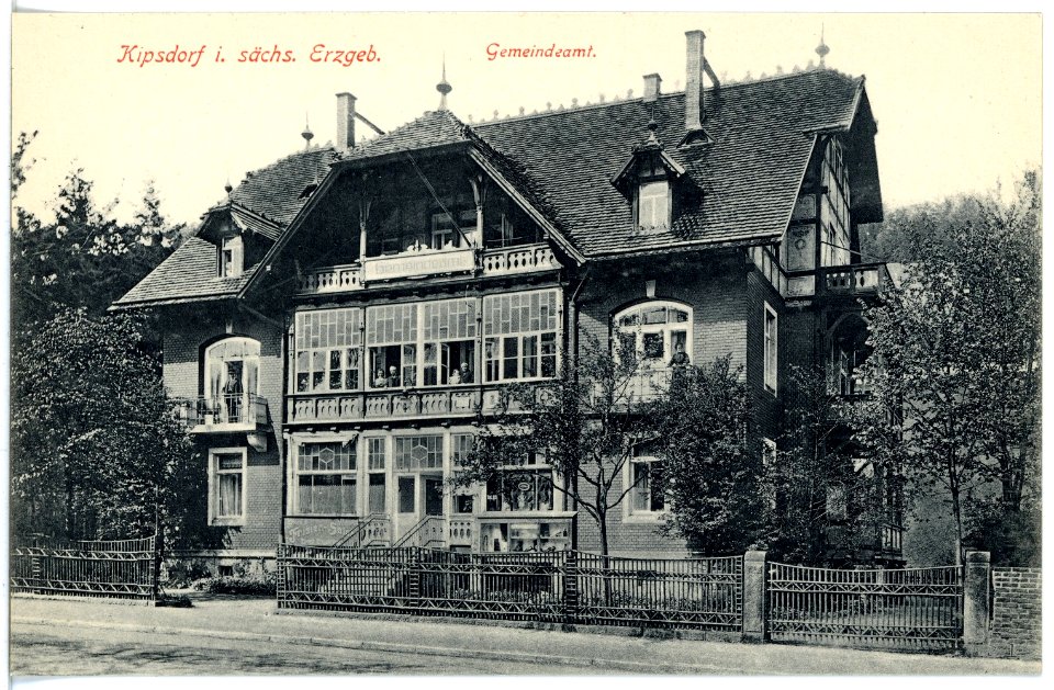 17868-Kipsdorf-1914-Gemeindeamt-Brück & Sohn Kunstverlag
