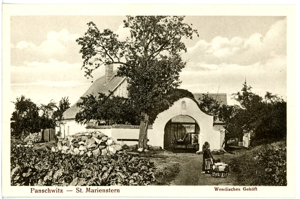 17620-Panschwitz-1914-St. Marienstern - Wendisches Gehöft-Brück & Sohn Kunstverlag