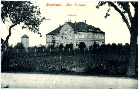 18192-Brockwitz-1914-Schule-Brück & Sohn Kunstverlag