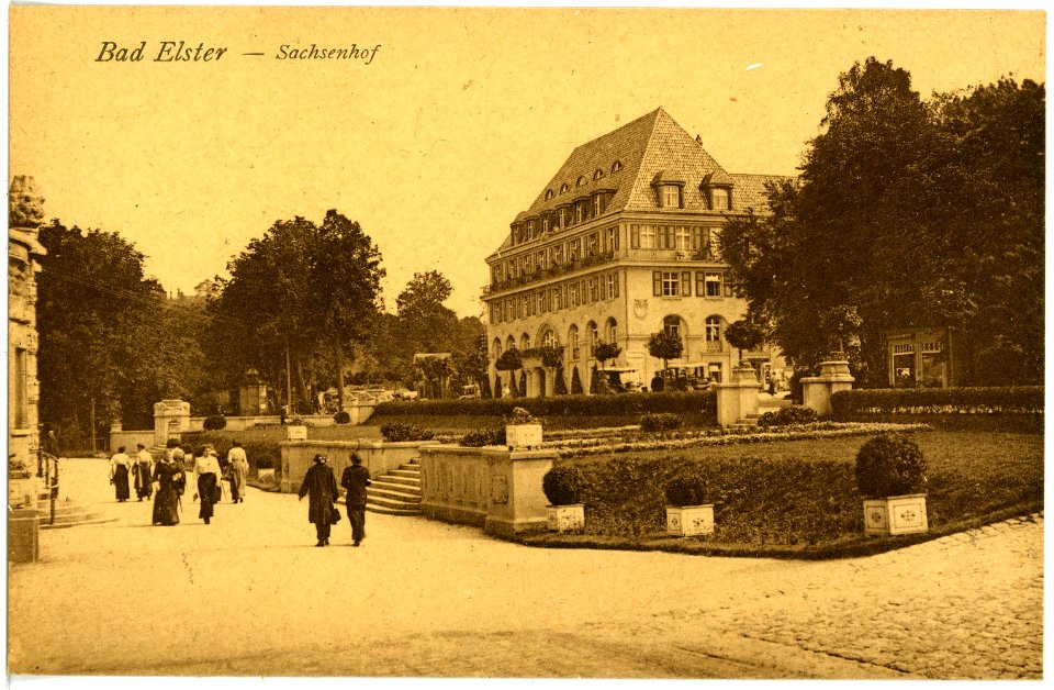 17959-Bad Elster-1914-Sachsenhof-Brück & Sohn Kunstverlag