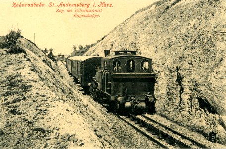 17955-Andreasberg-1914-Zahnradbahn St. Andreasberg im Harz-Brück & Sohn Kunstverlag