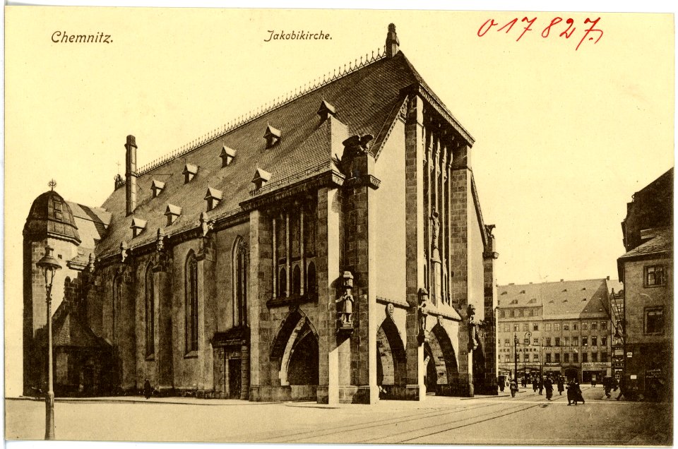17827-Chemnitz-1914-Jakobikirche-Brück & Sohn Kunstverlag
