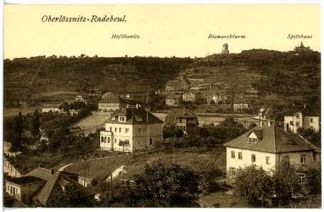 17861-Radebeul-1914-Hoflößnitz, Bismarckturm, Spitzhaus-Brück & Sohn Kunstverlag