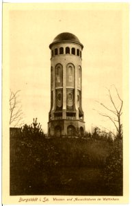 17506-Burgstädt-1914-Wasser- und Aussichtsturm im Wettinhain-Brück & Sohn Kunstverlag