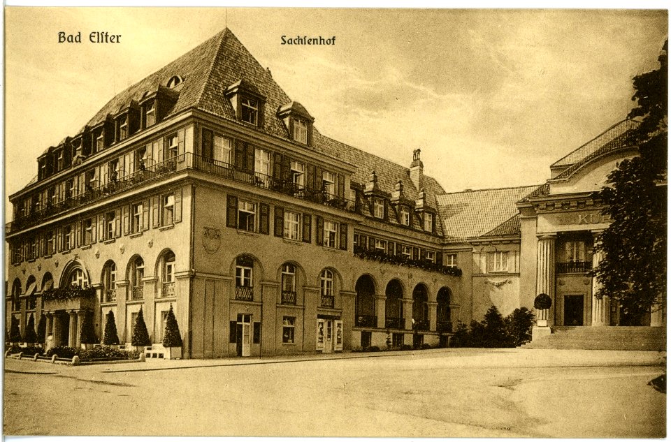 18019-Bad Elster-1914-Sachsenhof-Brück & Sohn Kunstverlag