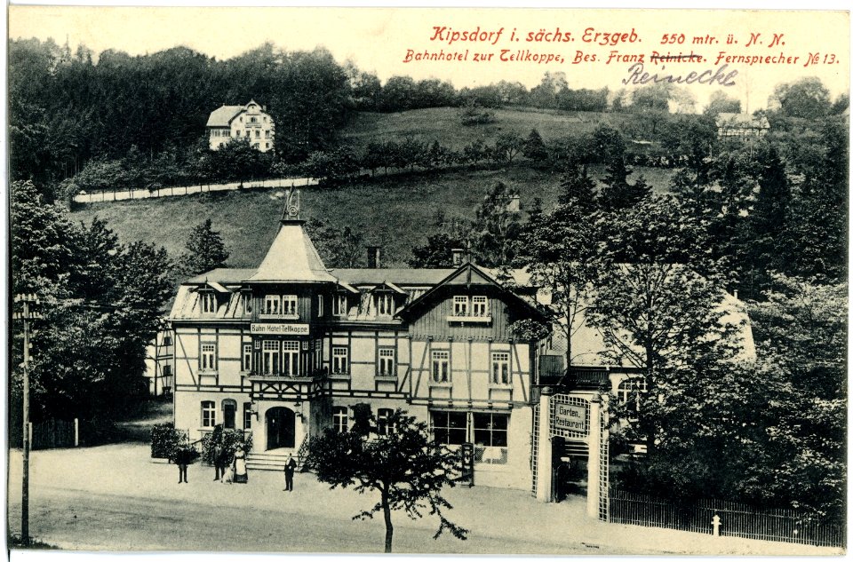 17982-Kipsdorf-1914-Hotel Tellkoppe-Brück & Sohn Kunstverlag
