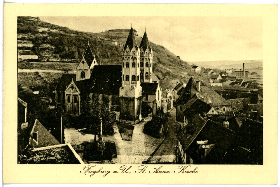 17549-Freyburg-1914-St. Annakirche-Brück & Sohn Kunstverlag