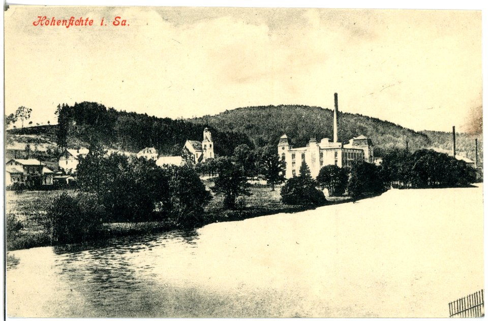 17971-Hohenfichte-1914-Blick auf Hohenfichte-Brück & Sohn Kunstverlag
