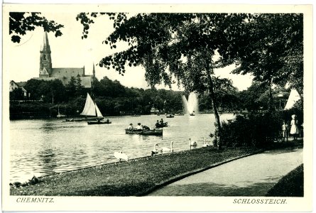 18038-Chemnitz-1914-Schloßteich-Brück & Sohn Kunstverlag