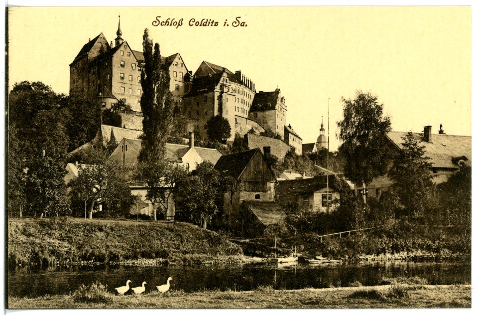 17302-Colditz-1914-Schloß-Brück & Sohn Kunstverlag