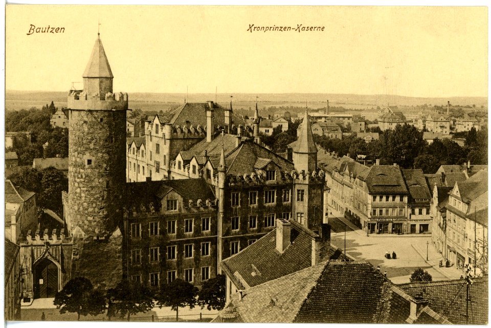18120-Bautzen-1914-Kronprinzen - Kaserne-Brück & Sohn Kunstverlag