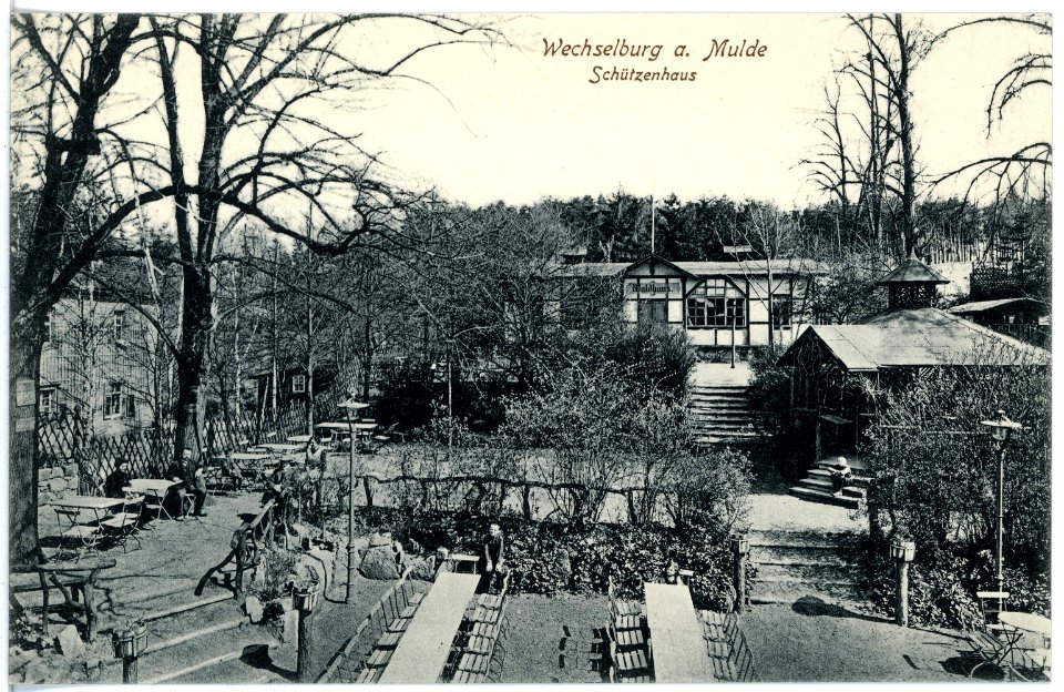 17722-Wechselburg-1914-Schützenhaus-Brück & Sohn Kunstverlag