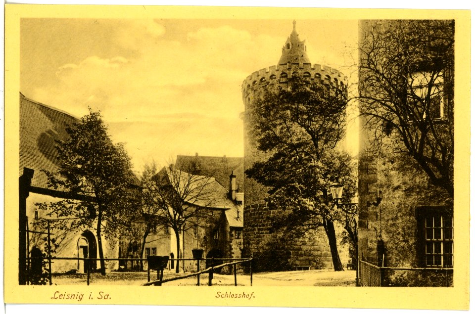 17284-Leisnig-1914-Schloßhof-Brück & Sohn Kunstverlag