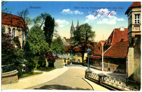 17710-Meißen-1914-Freiheit - Blick von der Fürstenschule-Brück & Sohn Kunstverlag