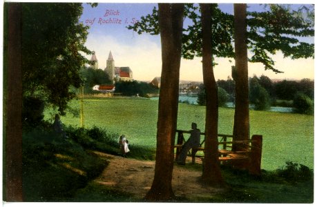 17364-Rochlitz-1914-Blick auf Rochlitz-Brück & Sohn Kunstverlag