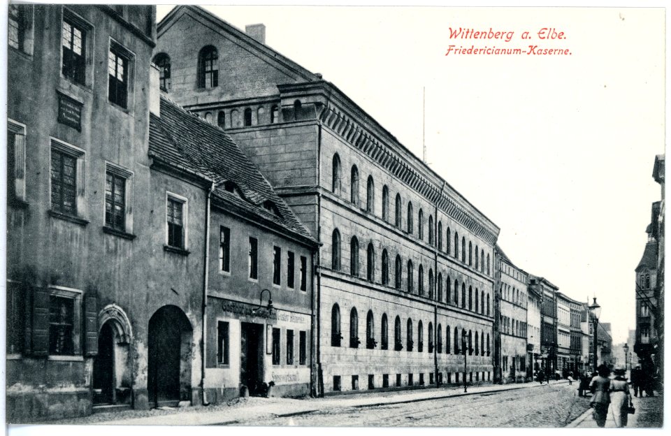 17660-Wittenberg-1914-Friedericianum-Kaserne-Brück & Sohn Kunstverlag