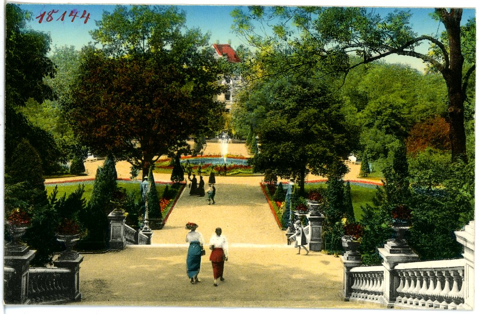 18144-Freiberg-1914-Albertpark-Brück & Sohn Kunstverlag