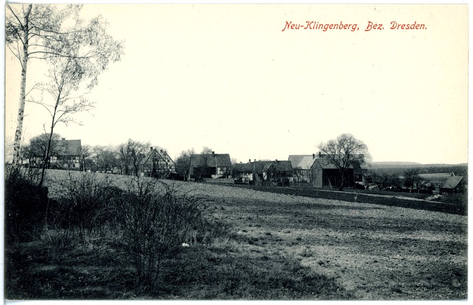 17834-Klingenberg-1914-Blick auf Neu-Klingenberg-Brück & Sohn Kunstverlag