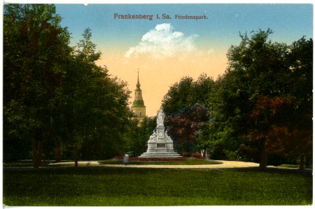 17321-Frankenberg-1914-Friedenspark-Brück & Sohn Kunstverlag