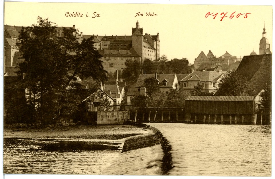 17605-Colditz-1914-Am Wehr-Brück & Sohn Kunstverlag