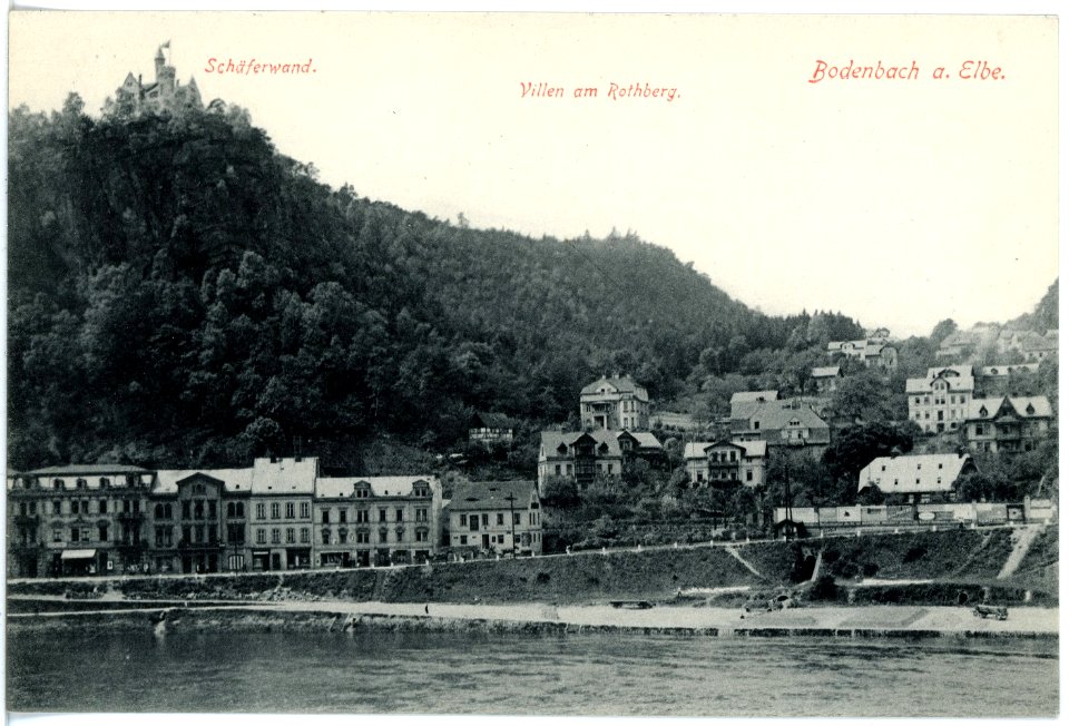 17775-Bodenbach-1914-Schäferwand und Villenviertel-Brück & Sohn Kunstverlag