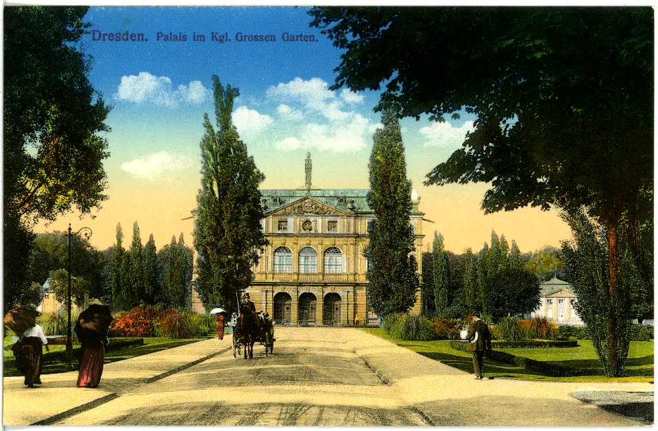 17997-Dresden-1914-Palais im Königlichen Großen Garten-Brück & Sohn Kunstverlag