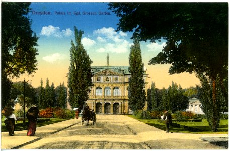 17997-Dresden-1914-Palais im Königlichen Großen Garten-Brück & Sohn Kunstverlag photo